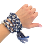 Halskette - geflochtenes Armband Glücksbringer Christophe