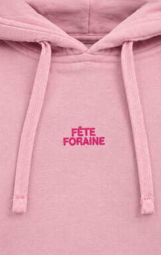 Rosa Hoodie mit Herz