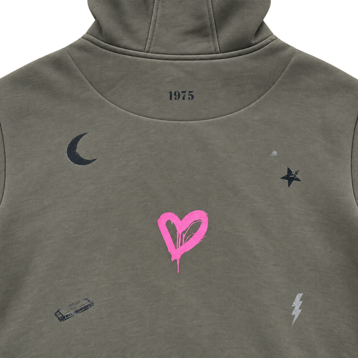 Khakifarbener Hoodie