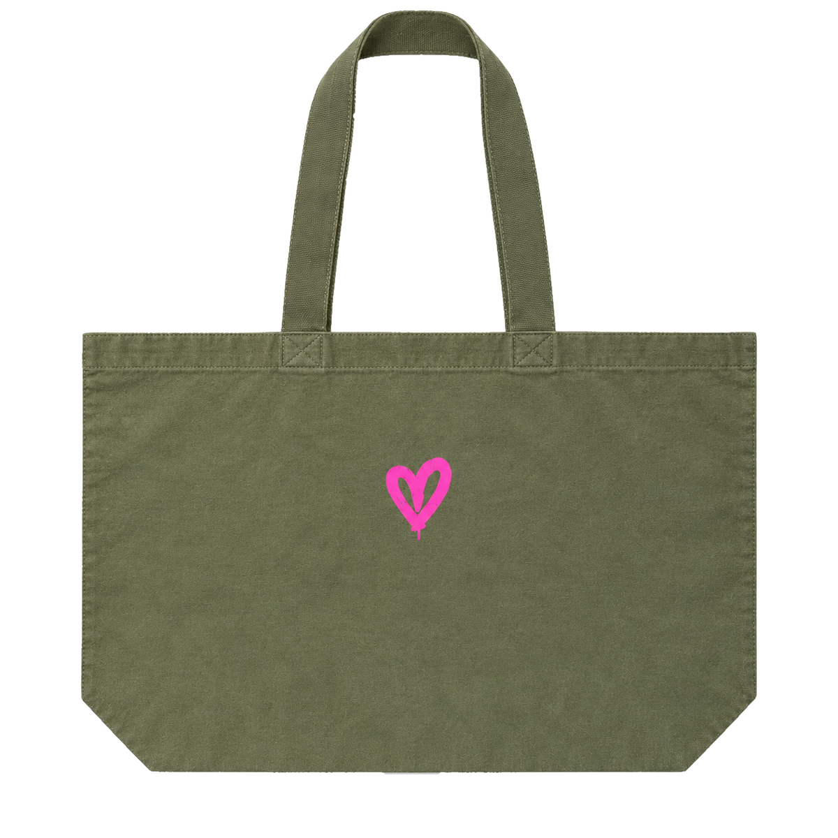 Tote bag Kaki - vue dos