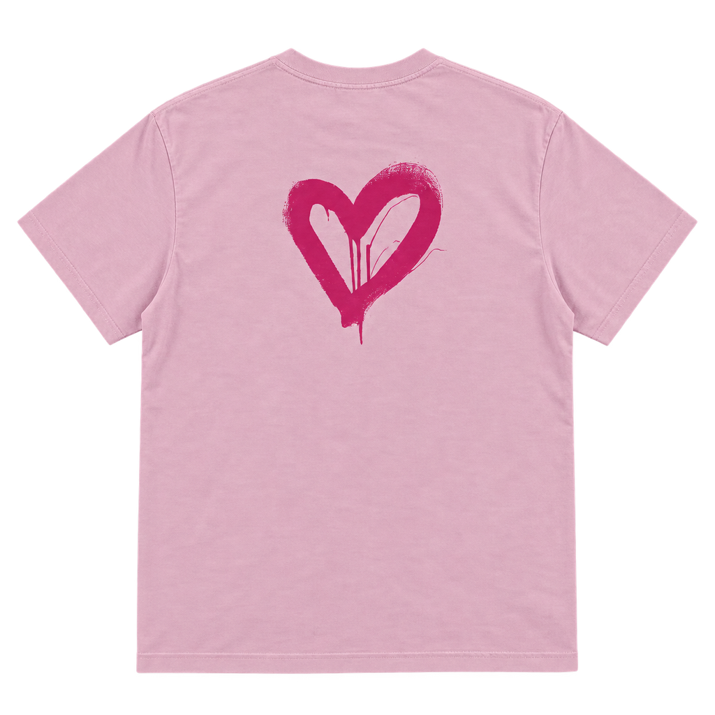 T-Shirt Rosa Herz