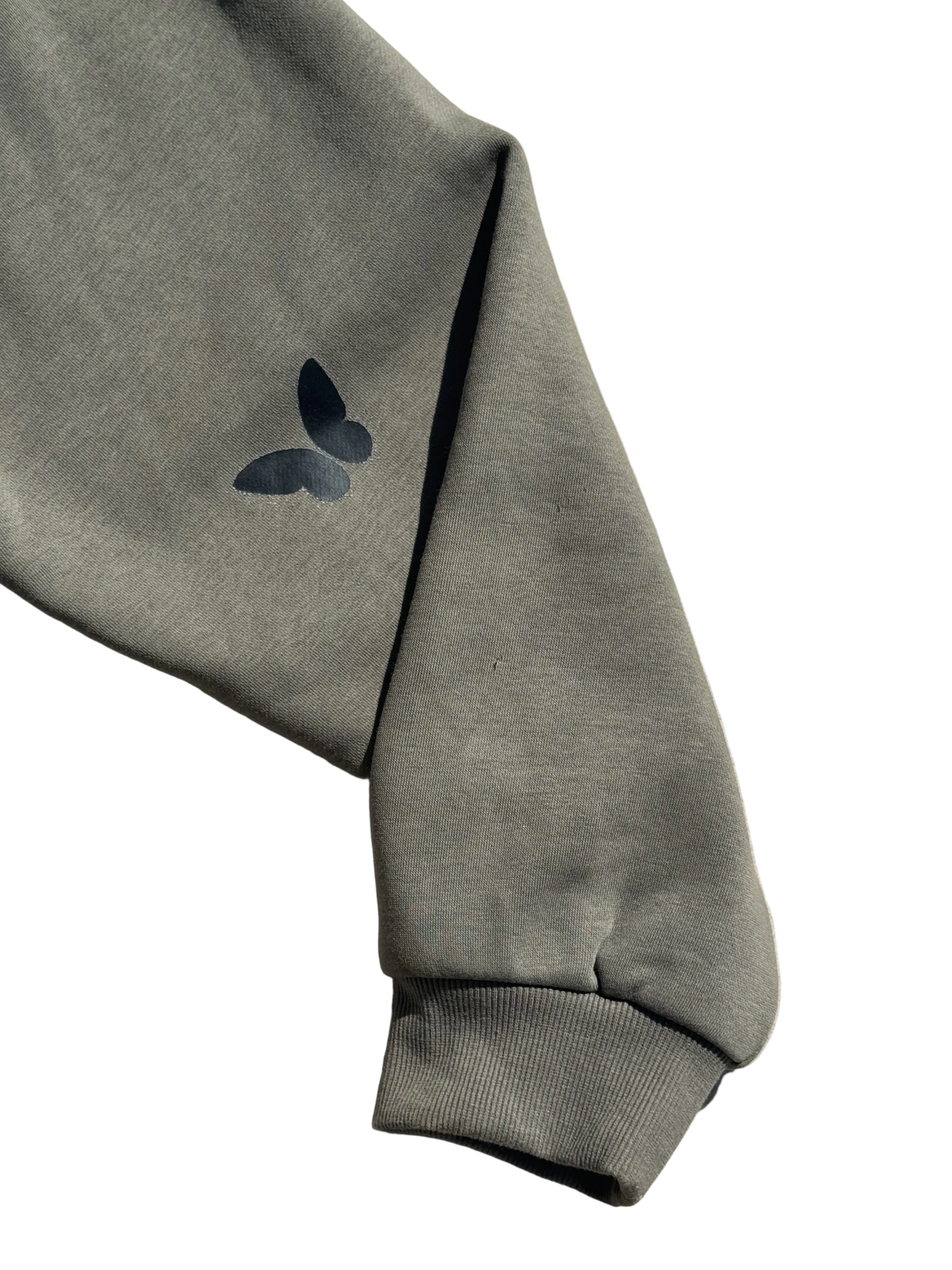 Khakifarbener Hoodie
