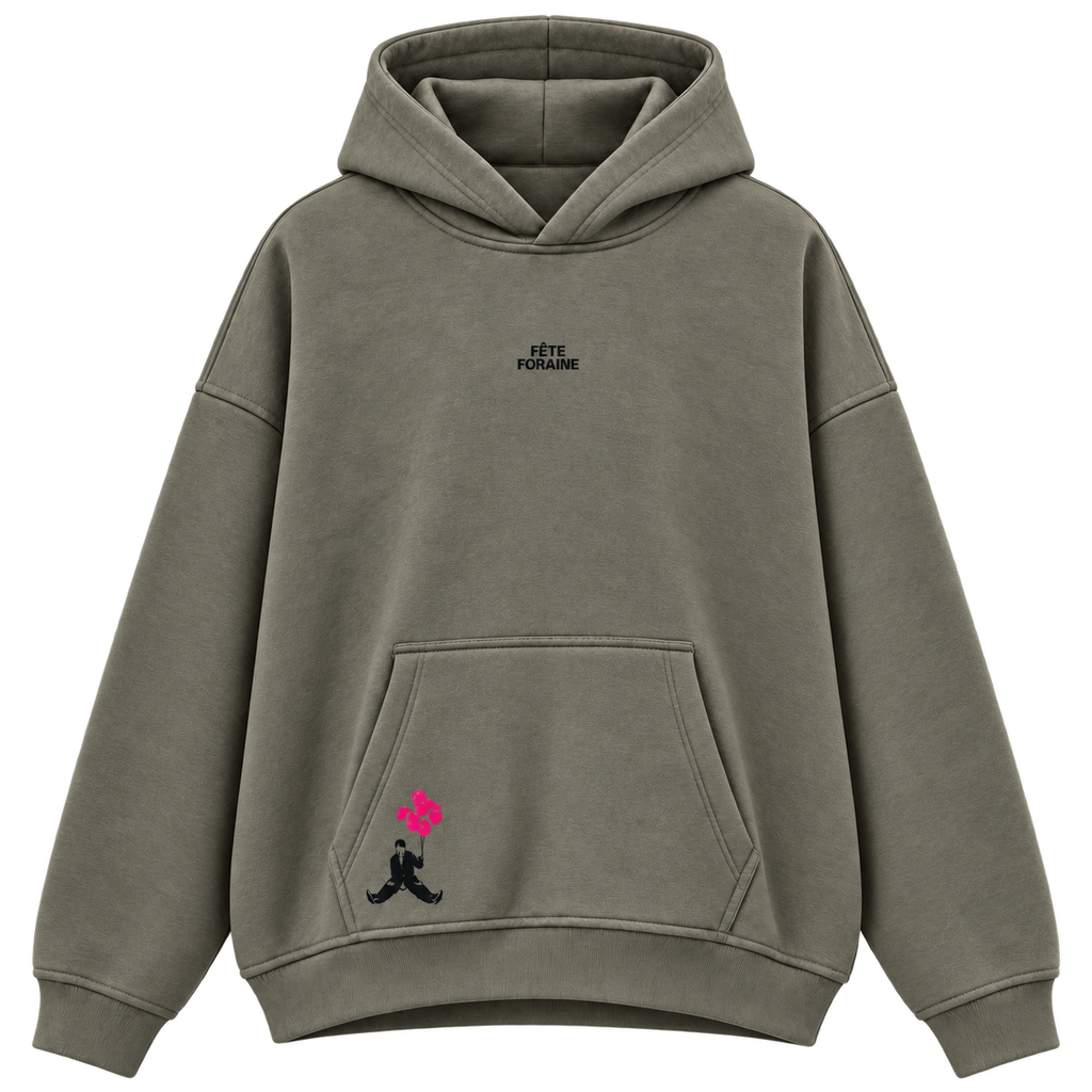 Khakifarbener Hoodie