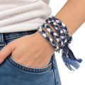 Halskette - geflochtenes Armband Glücksbringer Christophe